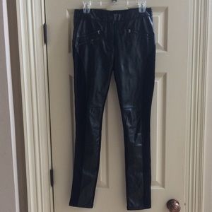 BCBG MaxAzria leather pants